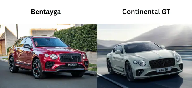 Bentayga and Continental GT 