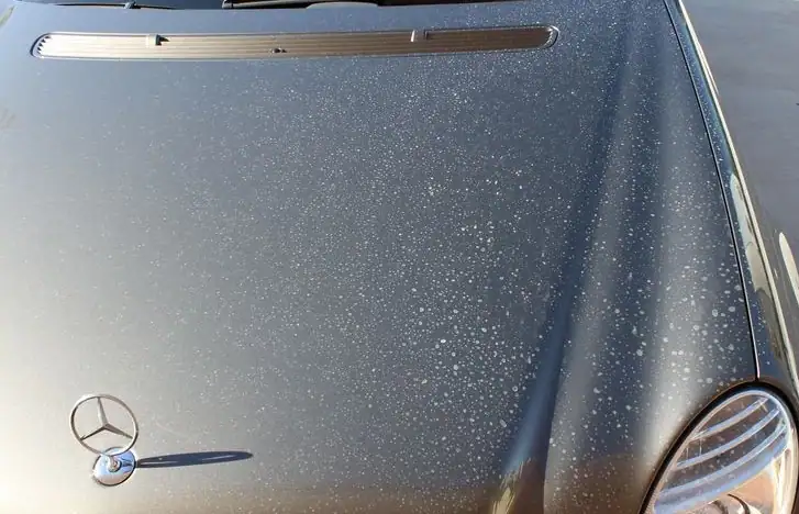 Etching issue on car paint