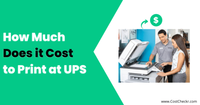How Much Does It Cost to Print at UPS