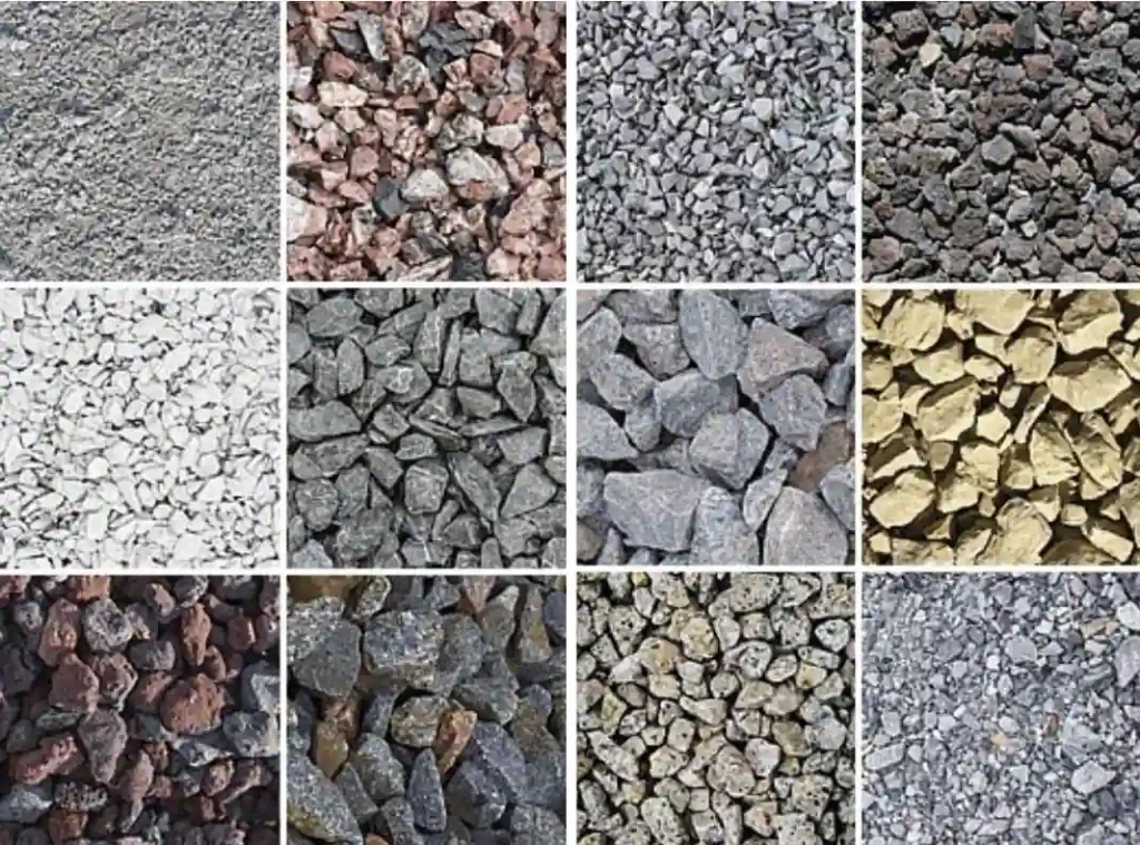Type and quality of gravel