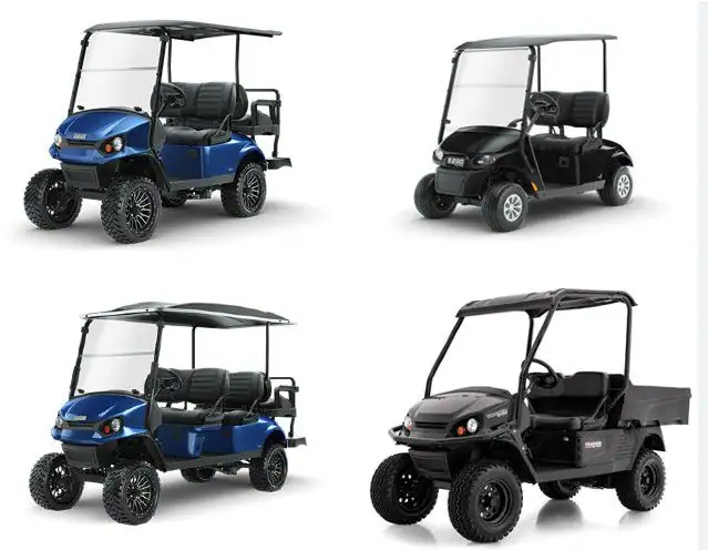 Types and models of golf cart