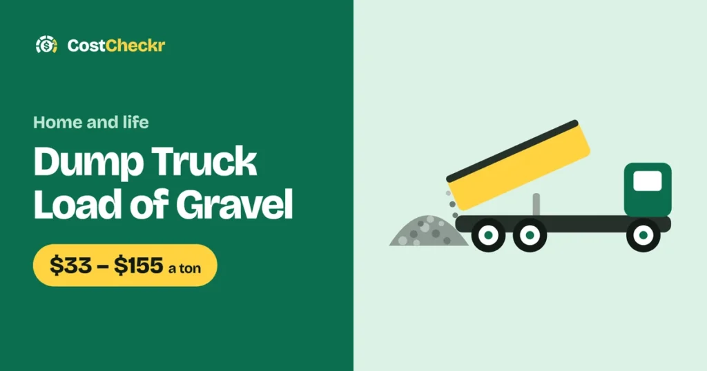 Dump Truck Load of Gravel, $33 to $155 a ton
