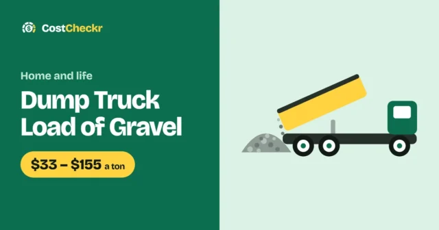 Dump Truck Load of Gravel, $33 to $155 a ton