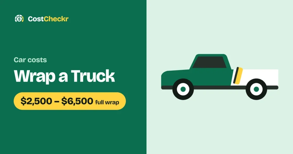 Wrap a Truck, $2,500 to $6,500 full wrap