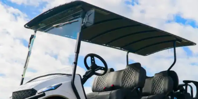 roof on golf cart