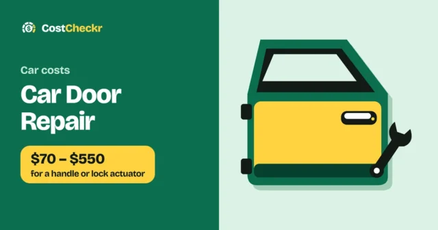 Car Door Repair, $70 to $550 for a handle or lock actuator
