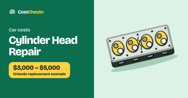 Cylinder Head Repair, $3,000 to $5,000 Orlando replacement example
