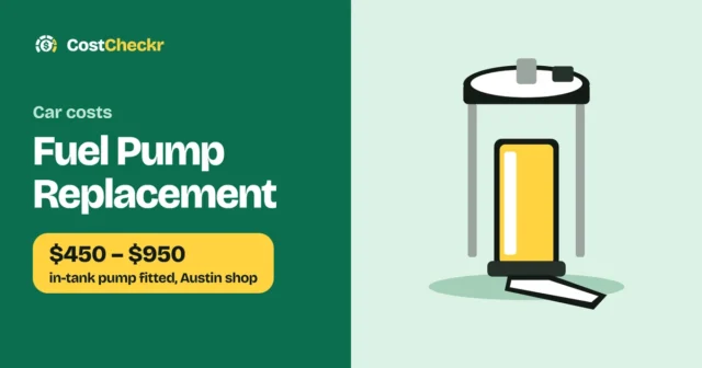 Fuel Pump Replacement, $450 to $950 in-tank pump fitted, Austin shop